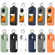 For Insta360 X3 Portable Silicone Protective Case(Midnight Blue)