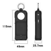 For Insta360 X3 Portable Silicone Protective Case(Midnight Blue)