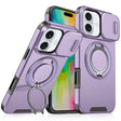 For iPhone 16 Sliding Camshield Ring Holder Phone Case(Purple) - iPhone 16 Cases by PMC TechLife | Online Shopping South Africa | PMC TechLife | Buy Now Pay Later Mobicred