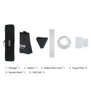 Godox Octagon Softbox Flash Speedlite Studio Photo Light Soft Box with Bowens Mount, Size:95cm