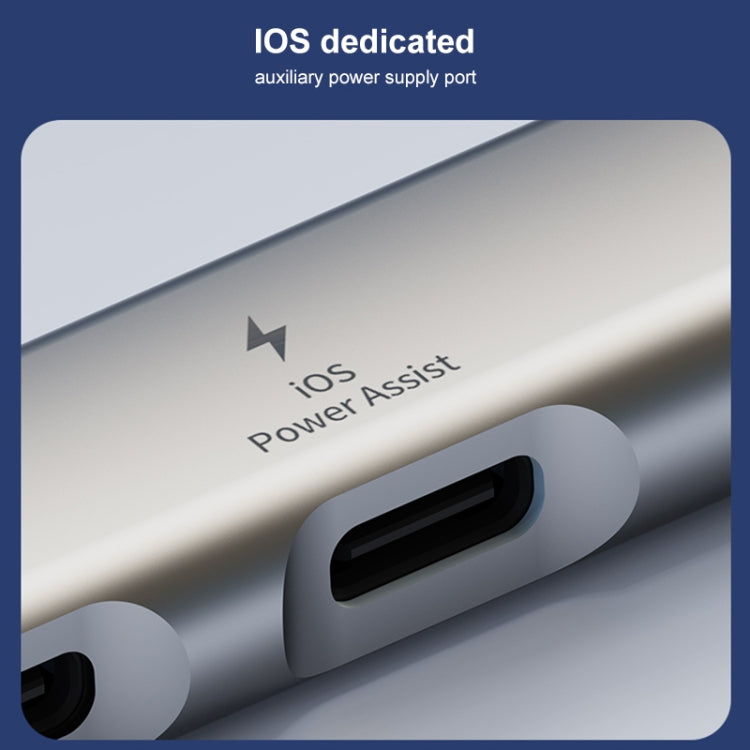 5 in 2 Multi-function HUB Adapter, Interface:USB-C / Type-C + USB-A(Silver)