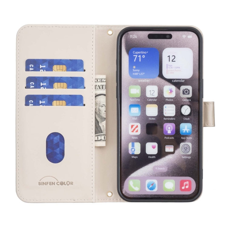 For Google Pixel 9 Square Texture Leather Phone Case(Beige)