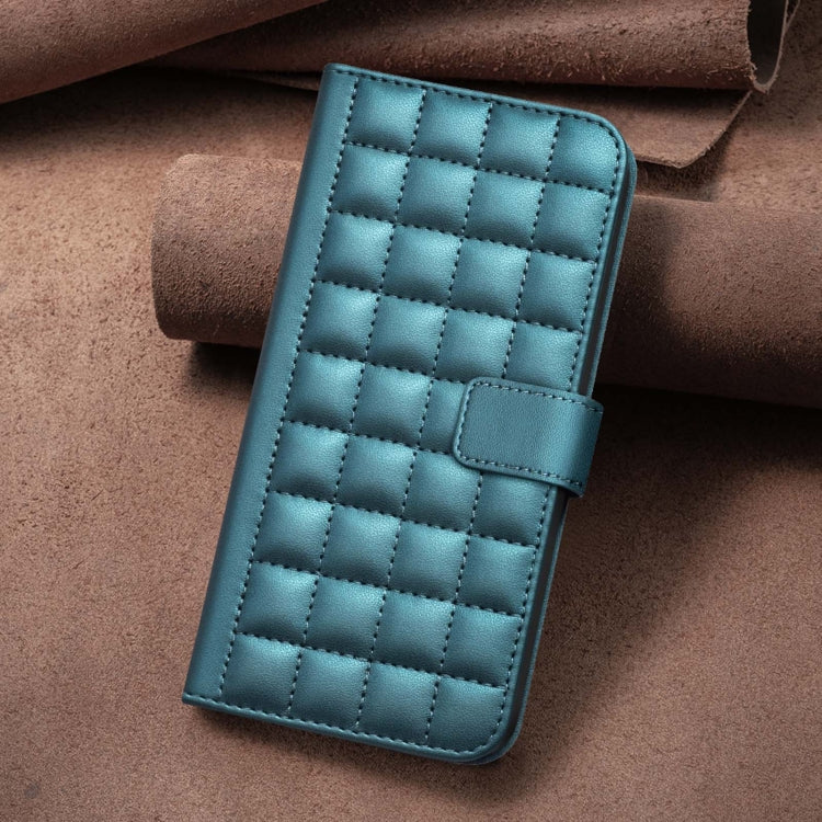 For Google Pixel 9 Pro Square Texture Leather Phone Case(Green)