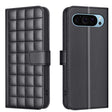 For Google Pixel 9 Pro Square Texture Leather Phone Case(Black) - Google Cases by PMC TechLife | Online Shopping South Africa | PMC TechLife | Buy Now Pay Later Mobicred