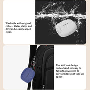 For EDIFIER Lolli Pro 3 Wireless Earphones Silicone Protective Case(Red)
