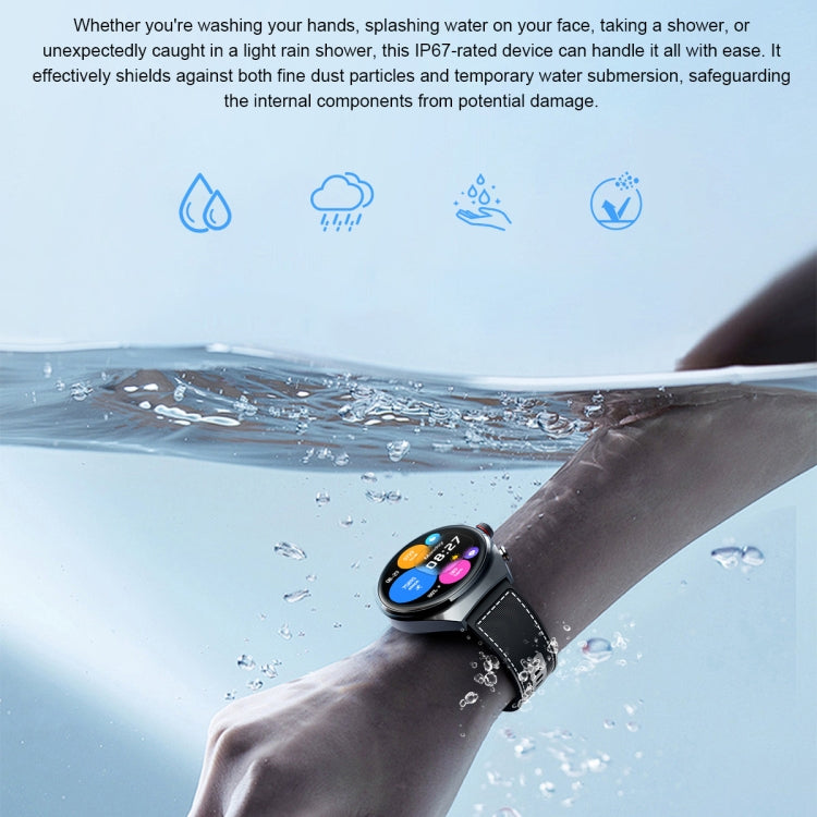 GT95 1.53 inch IPS Screen 2 in 1 Bluetooth Earphone Smart Watch(Silver)