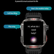 HT29 2.01 inch IPS Screen Triple Proof Smart Watch with Banknote Detector Light(Green)