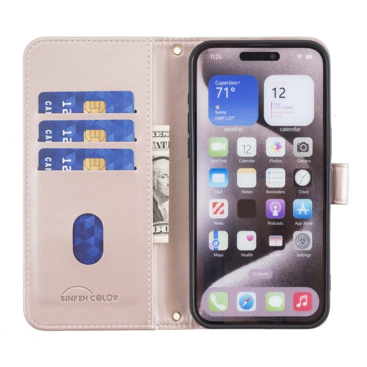 For Redmi K70 / K70 Pro Square Texture Leather Phone Case(Rose Gold)