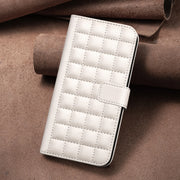 For Redmi K70 / K70 Pro Square Texture Leather Phone Case(Beige)