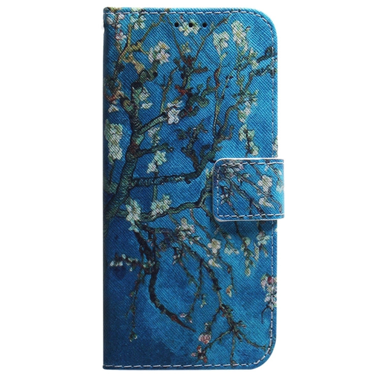 For Samsung Galaxy S25 5G Coloured Drawing Flip Leather Phone Case(Apricot)
