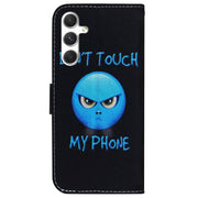 For Samsung Galaxy S25 5G Coloured Drawing Flip Leather Phone Case(Anger)