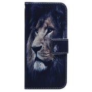 For Samsung Galaxy S25+ 5G Coloured Drawing Flip Leather Phone Case(Lion)