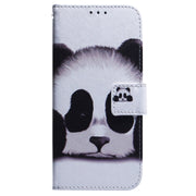 For Samsung Galaxy S25+ 5G Coloured Drawing Flip Leather Phone Case(Panda)