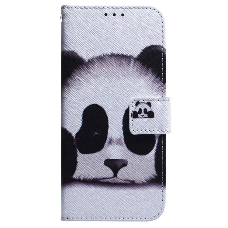For Samsung Galaxy S25 Ultra 5G Coloured Drawing Flip Leather Phone Case(Panda)