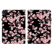 For itel Pad One 10.1 Crystal Texture Painted Leather Smart Tablet Case(Plum Bossom)