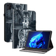 For itel Pad One 10.1 Crystal Texture Painted Leather Smart Tablet Case(Cat Reflection Tiger) - Others by PMC TechLife | Online Shopping South Africa | PMC TechLife | Buy Now Pay Later Mobicred