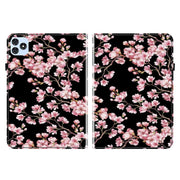 For itel VistaTab 30 Crystal Texture Painted Leather Smart Tablet Case(Plum Bossom)