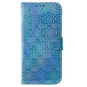 For Samsung Galaxy S25 Ultra 5G Colorful Magnetic Buckle Leather Phone Case(Blue)