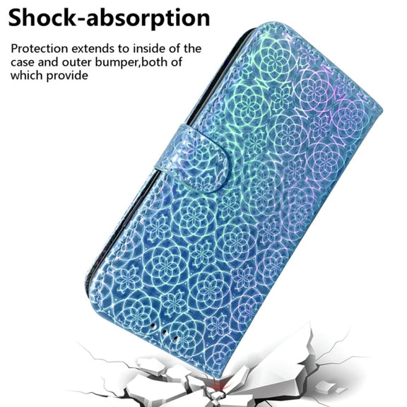 For Samsung Galaxy S25 Ultra 5G Colorful Magnetic Buckle Leather Phone Case(Blue)