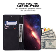 For Samsung Galaxy S25+ 5G Geometric Embossed Leather Phone Case(Black)