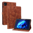 For itel Pad One 10.1 Lily Embossed Leather Tablet Case(Brown) - Others by PMC TechLife | Online Shopping South Africa | PMC TechLife | Buy Now Pay Later Mobicred