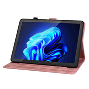 For itel Pad One 10.1 Lily Embossed Leather Tablet Case(Pink)