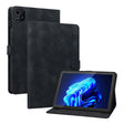 For itel Pad One 10.1 Lily Embossed Leather Tablet Case(Black) - Others by PMC TechLife | Online Shopping South Africa | PMC TechLife | Buy Now Pay Later Mobicred