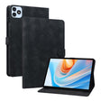 For itel VistaTab 30 Lily Embossed Leather Tablet Case(Black) - Others by PMC TechLife | Online Shopping South Africa | PMC TechLife | Buy Now Pay Later Mobicred