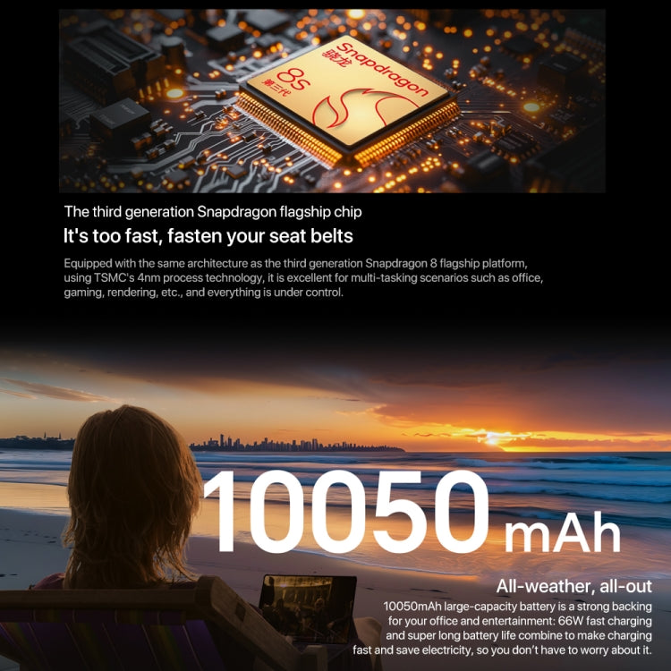 Honor MagicPad2 WiFi Tablet PC, 8GB+256GB, 12.3 inch MagicOS 8.0.1 Qualcomm Snapdragon 8s Gen 3 Octa Core(Green)