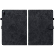For Huawei MatePad SE 11 2024 Tiger Pattern Flip Leather Tablet Case(Black)