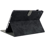For Huawei MatePad SE 11 2024 Tiger Pattern Flip Leather Tablet Case(Black)