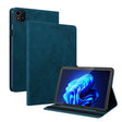 For itel Pad One 10.1 Butterfly Flower Embossed Leather Tablet Case(Blue) - Others by PMC TechLife | Online Shopping South Africa | PMC TechLife | Buy Now Pay Later Mobicred