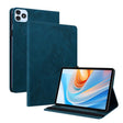 For itel VistaTab 30 Butterfly Flower Embossed Leather Tablet Case(Blue) - Others by PMC TechLife | Online Shopping South Africa | PMC TechLife | Buy Now Pay Later Mobicred
