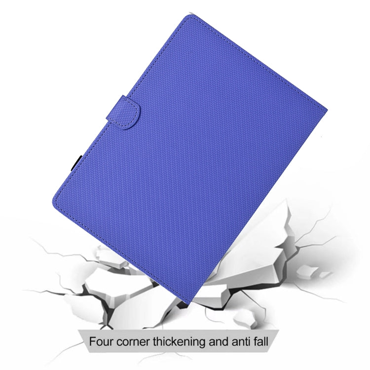 For Samsung Galaxy Tab S9 / S9 FE Solid Color Fiber Texture Smart Tablet Leather Case(Purple)