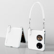 For Huawei P50 Pocket / Pocket S SULADA Skin Feel Liquid Leather Phone Case with Strap(White) - free shipping - PMC TechLife - Order now!