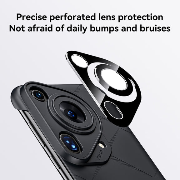 For Huawei Pura 70 Pro Borderless Upshrink Camera Protection Magnetic Phone Case(Brown)
