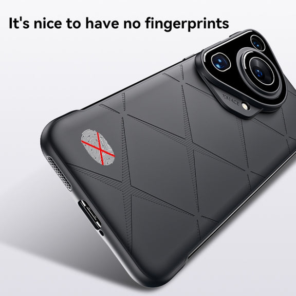 For Huawei Pura 70 Ultra Borderless Upshrink Camera Protection Magnetic Phone Case(Brown)