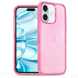 For iPhone 16 Glitter Powder TPU Hybrid PC Phone Case(Pink) - iPhone 16 Cases by PMC TechLife | Online Shopping South Africa | PMC TechLife | Buy Now Pay Later Mobicred