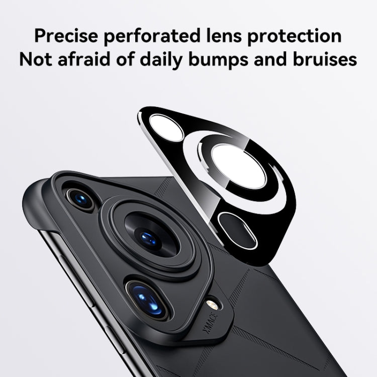 For Huawei Pura 70 Borderless Upshrink Camera Protection Phone Case(Black)