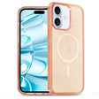 For iPhone 16 Glitter Powder TPU Hybrid PC MagSafe Phone Case(Orange) - iPhone 16 Cases by PMC TechLife | Online Shopping South Africa | PMC TechLife | Buy Now Pay Later Mobicred