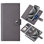 For iPhone 15 Pro Max ViLi GHA-C Series RFID MagSafe Magnetic Flip Leather Phone Case(Grey)
