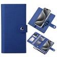For iPhone 15 Pro Max ViLi GHA-C Series RFID MagSafe Magnetic Flip Leather Phone Case(Blue) - free shipping - PMC TechLife - Order now!