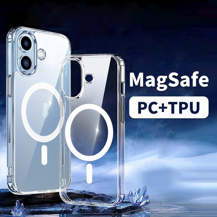 For iPhone 15 Pro Max ViLi MAG-C Series MagSafe Magnetic PC + TPU Phone Case(Transparent)