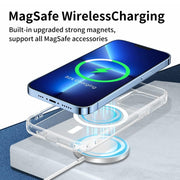 For iPhone 16 Pro ViLi MAG-C Series MagSafe Magnetic PC + TPU Phone Case(Transparent)