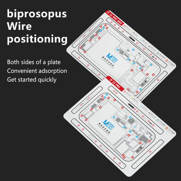 For iPhone 13 MaAnt Double-sided Screw Positioning Flexible Soft Magnetic Pad