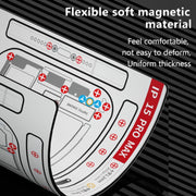 For iPhone 15 Pro MaAnt Double-sided Screw Positioning Flexible Soft Magnetic Pad