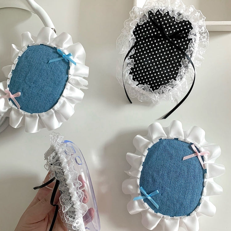 For Apple AirPods Max Headphones Lace Protective Case(Blue)