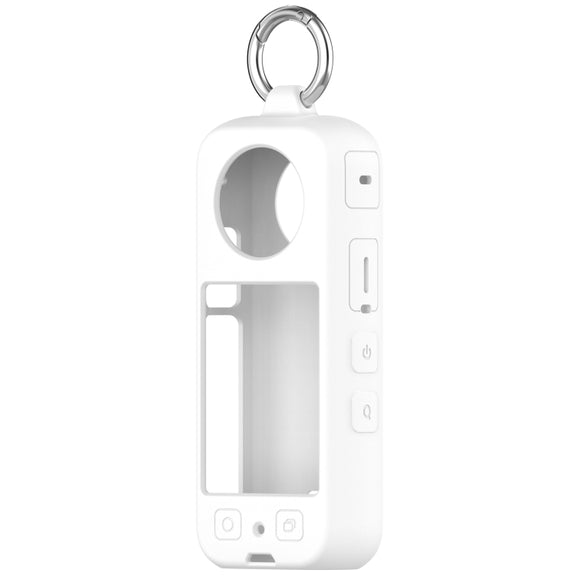 For Insta 360 X4 Portable Silicone Protective Case(White)