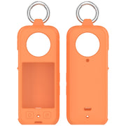 For Insta 360 X4 Portable Silicone Protective Case(Orange)