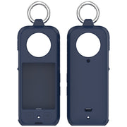 For Insta 360 X4 Portable Silicone Protective Case(Midnight Blue)
